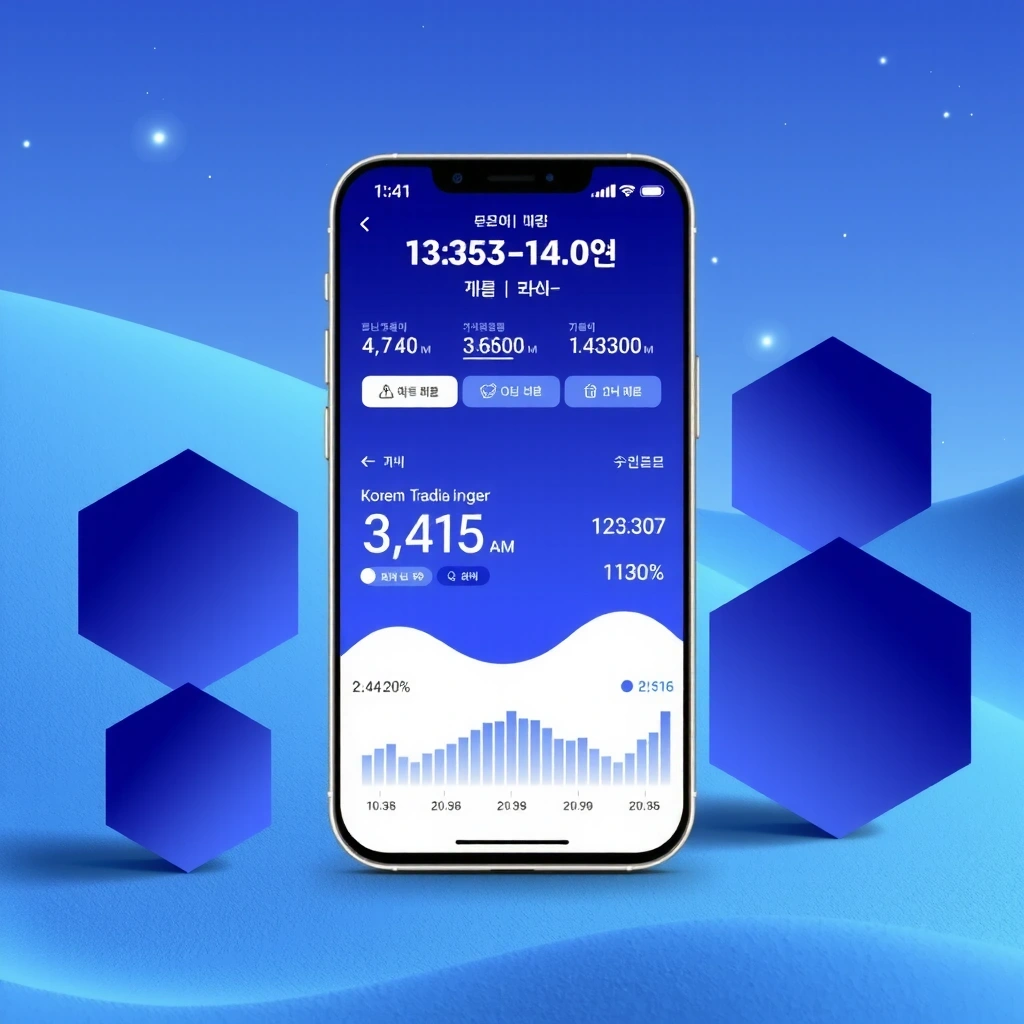 Trading mobile app interface