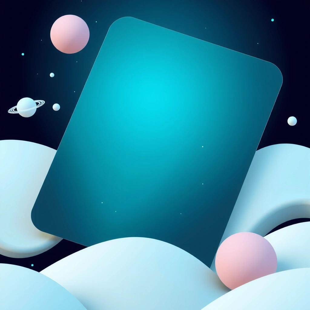 Dashboard with galactic elements